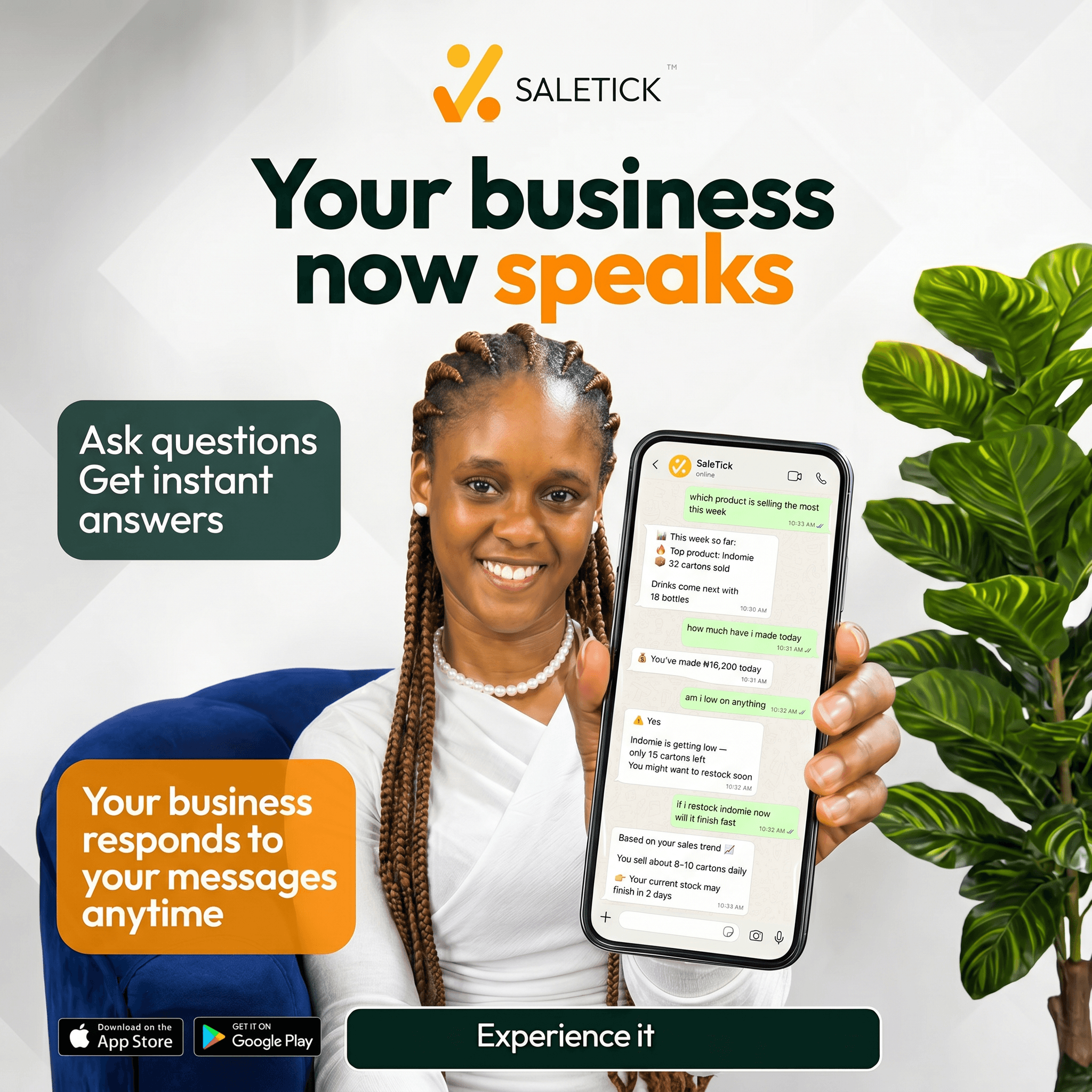 Know your product details instantly.